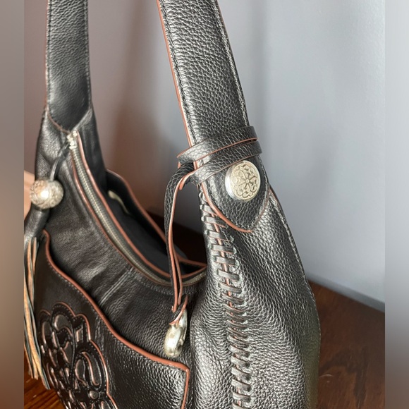 Brighton Ferrara Collection Silvana Leather Hobo - Picture 5 of 11